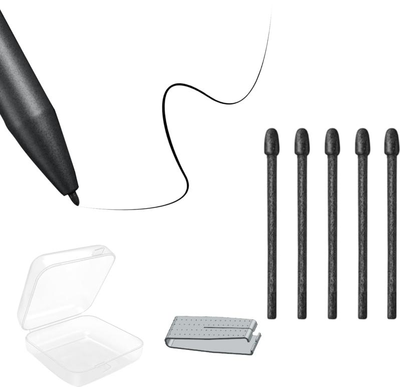 iFLYTEK AINOTE Air 2 スタイラスペン 用 替え芯 フェルト素材 交換ツール付き 取り付け・取り外し簡単 高感度 高耐摩耗性 書き心地が良い 収納ケース付き 芯抜き付き iFLYTEK AINOTE Air 2 電子ノート