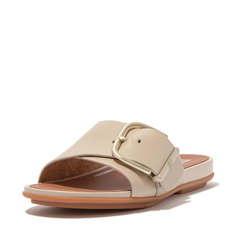 fitflop(フィットフロップ) レディース GRACIE MAXI-BUCKLE LEATHER SLIDESサンダル