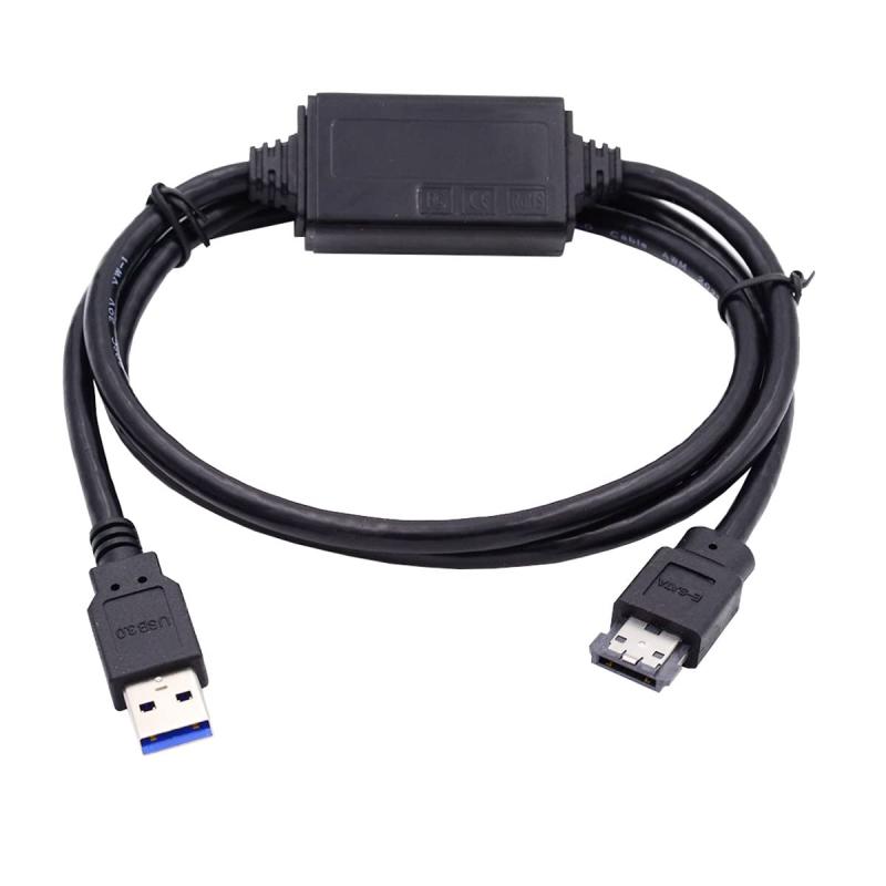 SHARP - CYケーブル USB 3.0からPower Over eSATA DC5V USB2.0からHDD SSD ODD eSATAPディスクコンバーター