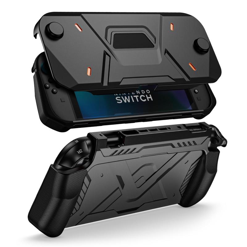 Princeton - ProCase Nintendo Switch 2 2025発売 専用 保護ケース 取り外し可能なフロントカバー 衝撃吸収 傷防止 取り付け簡単 人間工学に基づいたグリップ付き ハンドヘルドハードシェル