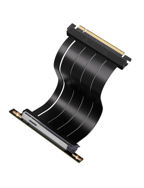 Rakuten - EZDIY-FAB PCIe 5.0 x16 ライザーケーブル 64GB/s 超高速転送 RTX 50/40・RX 9000/7000 対応 GPU垂直マウントブラケット PCIe 4.0/3.0 下位互換 - ブラック