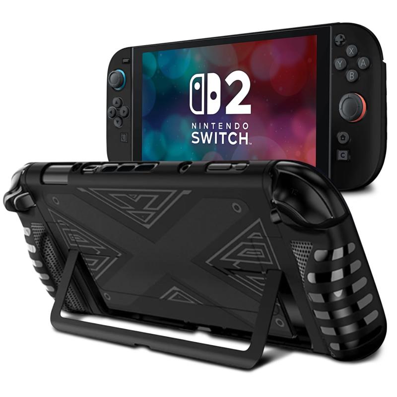 Switch 2 カバー Nintendo Switch2 (2025)対応 保護ケース PiMivco スイッチ2ケース 分体式設計 ドック対応 PC+TPU材質 軽量 耐衝撃 着脱簡単
