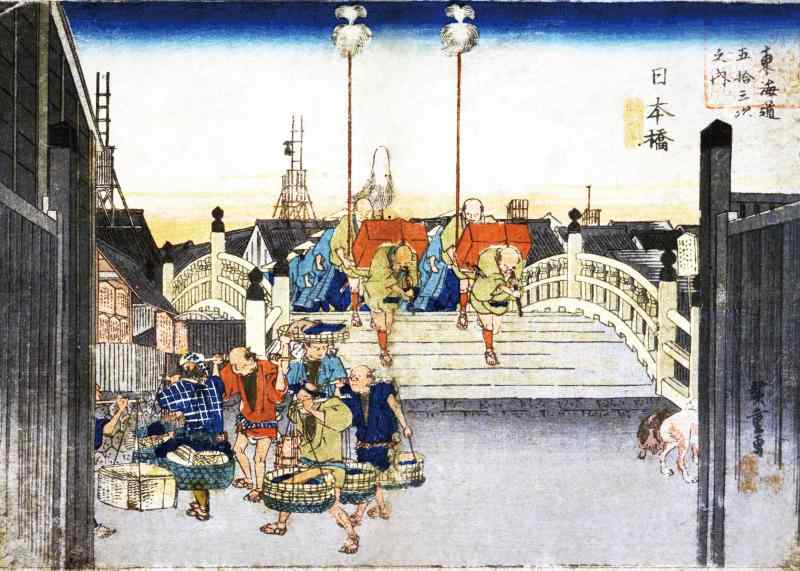 Rakuten - ジグソーパズル 歌川広重 日本橋