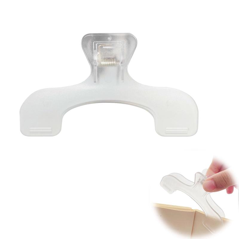 樂天商城 - Doyime ブッククリップ 透明 文具うかんむりクリップ 学生用 オフィス用品 プラスチック製 装飾 便利 勉強 教科書固定 本 おしゃれ 事務用品 食品保存 ペーパー 文書 書類用 文房具 学校