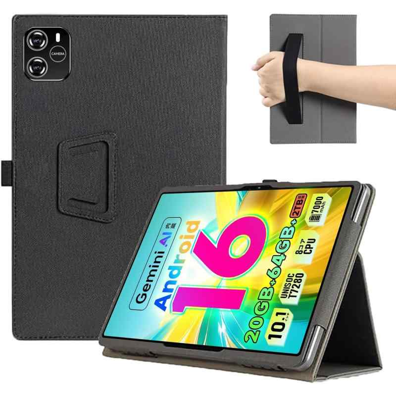 For Wpawa HT10-A/TechZen HT20 ケース 保護ケーススタンド機能 角度調整 高級PU レザー 擦り傷防止 磁気吸着 全面保護型 保護ケース Wpawa HT10-A/TechZen HT20 用ケース