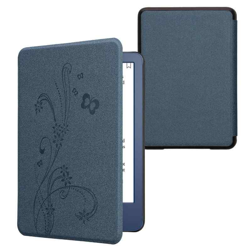 kwmobile カバー Kindle (2022)対応 ケース - 電子書籍リーダー オートスリープ PUレザー ベージュ/茶色/ゴールド