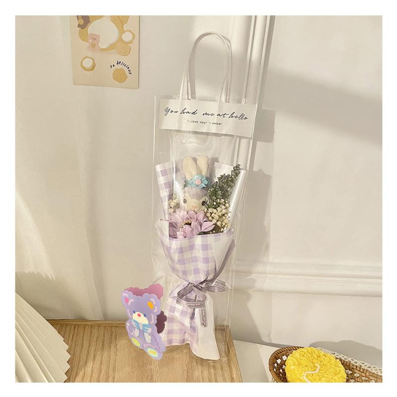 ソープフラワー 人気 花束 ブーケ 枯れない花 シャボンフラワー 可愛いぬいぐるみ 七夕飾り 誕生日 母の日 結婚式 記念日 入学式 卒業祝い お盆 教師の日 発表会 创意プレゼント メッセージ