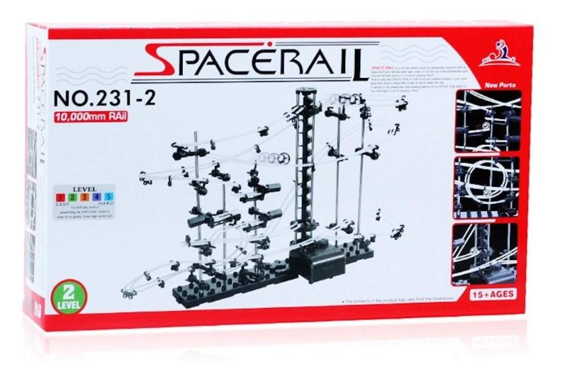 樂天商城 - スペースレール(SPACE RAIL) NO. 231 無限ループ スペースレール パズル 知育 脳トレ ジェットコースターのような未来的知育玩具 インテリアとしても存在感大