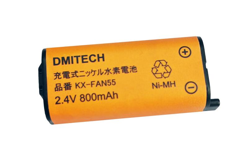 コードレスホン子機用電池パック パナソニック対応 KX-FAN55 BK-T409 NTT対応 CT-電池パック-108 互換パナソニック純正電池の型番: KX-FAN55 BK-T409 純正品と完全互換互換型番: NTT対応 CT-デンチパック-108 CT-電池パック-108互換型番: ELPA対応 エルパ対応 TSA-125、TSC-125、 TSB-125、THB-125互換型番: OHM対応 オーム対応 TEL-B0018H、TEL-B2029H、 TEL-B38、TEL-B88、 TEL-B0068H電圧：2.4V 容量：800mAh 純正品と遜色なく、ご使用いただけます。