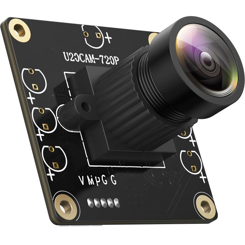 InnoMaker 720P USB2.0 UVCカメラ 120° DFOV対応 - Raspberry Pi、Jetson Nano、組込みハードウェア用 | Windows、Linux、Mac OS、Android サポート
