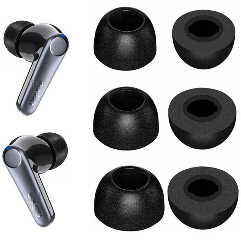 A-Pcas 低反発イヤーピース EarFun Air Pro 3用 ウレタン製低反発イヤーピース 記憶フォームイヤーチップ Fit in the Case 遮音性 フィット感 装着感向上