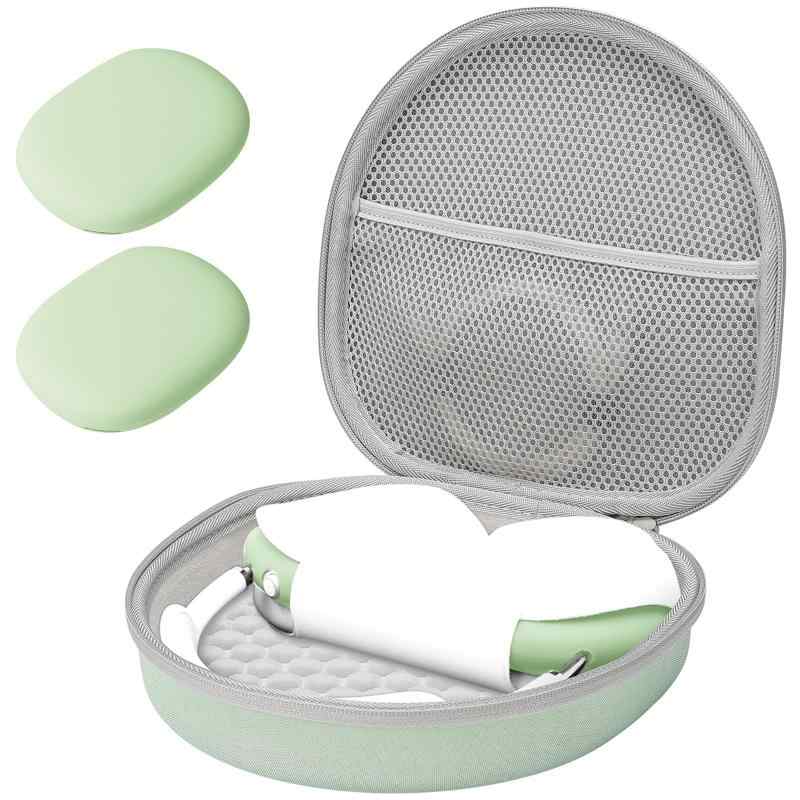 樂天商城 - ProCase AirPods Max 保護ケース 2020, [シリコンカバー付き] ハードシェル ヘッドフォンケース アクセサリー収納