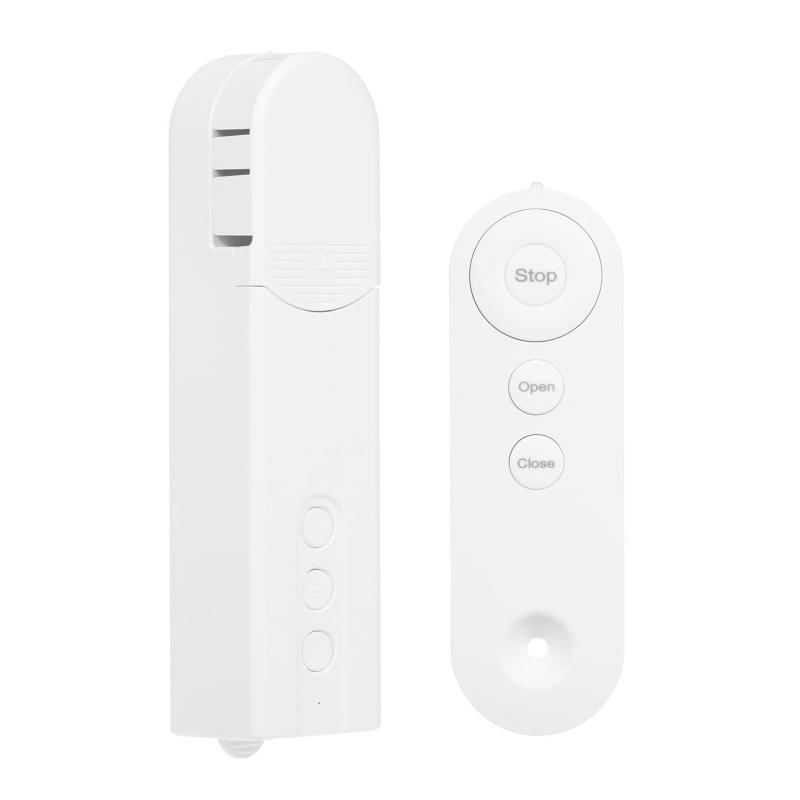 電動ブラインド ドライブモーター WiFiコントロール スマートチェーンローラー アプリコントロール リモコン付きシェードタイマースケジュール, ホワイト