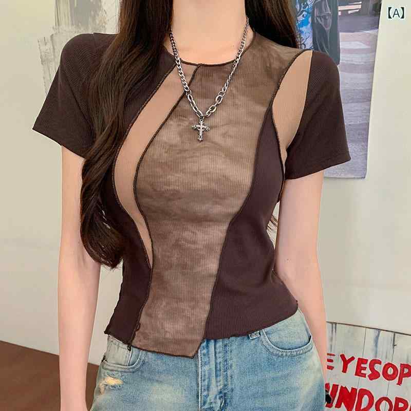 ・カテゴリ: Tシャツ・スタイル: 通勤・主な素材: 綿・柄: 純色・袖丈: 短袖・ネックライン: クルーネック・カラー展開: 深咖色、深藍色、黒色・サイズ展開: S、M、L、XL