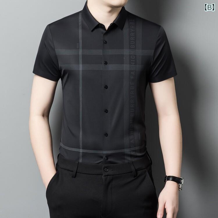 トップス メンズ ビジネスシャツ 長袖シャツ 紳士服 シニア向け ファッション 紳士服 40代 50代 60代 カジュアルシャツ 仕事用 普段使い 部屋着 アウトドア 通勤用 伸縮性 綿 麻 デニム 高級感 軽量 ビッグシルエット Vネック ブラック ピ astershop-10332700 アスターショップ サンプル画像2