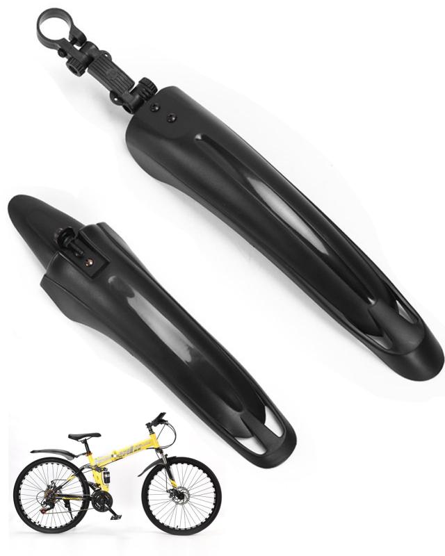 自転車 泥除け クロスバイク どろよけ MTB BMX 前輪と後輪 フェンダー セット 取り付き簡単 OVTSPO