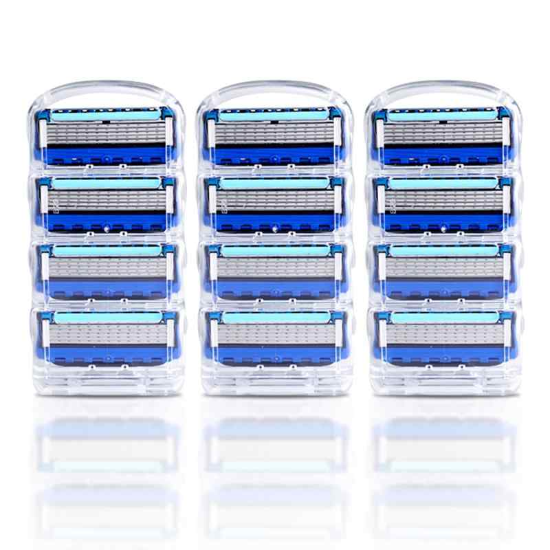 ジレット対応 プログライド 替刃 ProGlide マニュアル カミソリ 12個入り メンズシェーバー替刃 互換品 シェーバーアクセサリー シェーバー交換部品 シェーバー交換ヘッド カミソリアクセサ