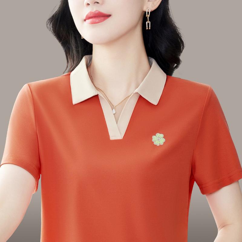 ・カテゴリ: POLOシャツ・スタイル: 田園小清新、名媛小香風・主な素材: 綿85%・ネックライン: POLO領・袖丈: 長袖・柄: その他・カラー展開: 宝藍、火龍果色、牛油果緑、蜜柑紅、小麥色・サイズ展開: L、XL、2XL、3XL、4XL、5XL・対象年齢: 成人・対象性別: 女性・用途: ランニング、スポーツファッション、サイクリング
