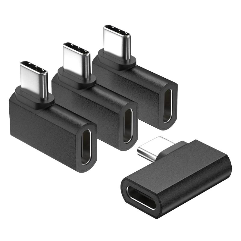 90度USB C アダプター 4個パック astershop-10361015 アスターショップ パッケージ画像