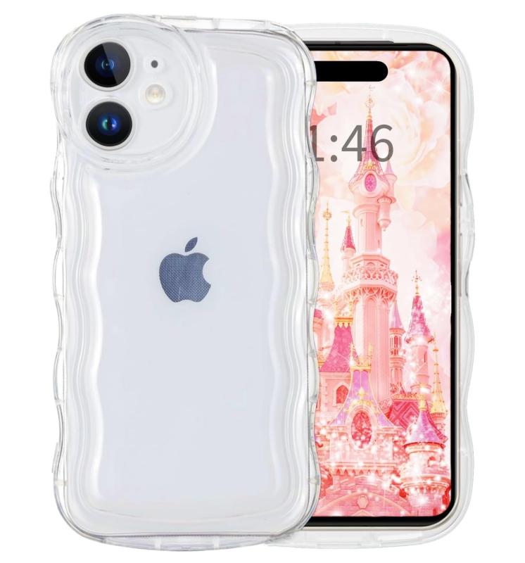 【送料無料】スマホケース 対応 iPhone 16 ケース かわいい きらきら 対応 アイフォン16 カバー クリア ブリンブリン おしゃれ 韓国 人気 透明 耐衝撃 TPU カバー 軽量 ワイヤレス充電対応 対応 アイホン16ケース クリア 6.1インチ