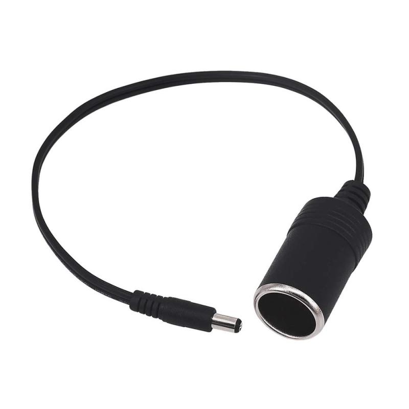 YFFSFDC シガーソケット メス DCジャック 5.5-2.1mm オスコネクタ付き シガレットライター 12V コネクタアダプタ 30cm