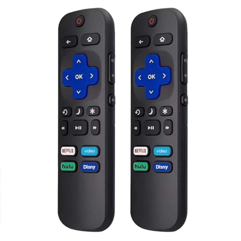 Fourmor（2のPack）は、Roku TVのリモコンを交換しました。これは、RokuビルトインTCL/LG/Hisense/Sharp/Sharp/Onn/Insignia/Element TVのリモコンテレビに互換性があります。
