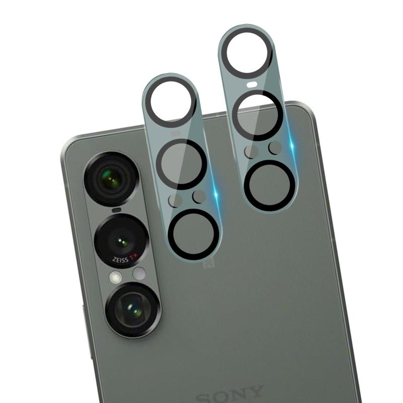 Sotarino カメラフィルム Xperia 1 VII 用【アルミ合金製+強化ガラス】 耐衝撃 全面保護 高透過率レンズ保護フィルム 2枚 astershop-10777087 アスターショップ パッケージ画像