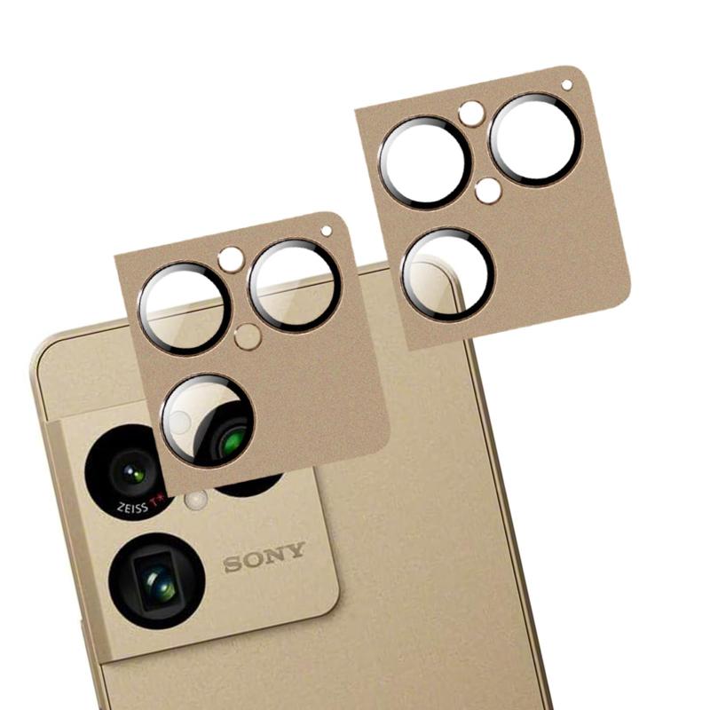 Sotarino カメラフィルム Xperia 1 VII 用【アルミ合金製+強化ガラス】 耐衝撃 全面保護 高透過率レンズ保護フィルム 2枚 astershop-10777087 アスターショップ サンプル画像2