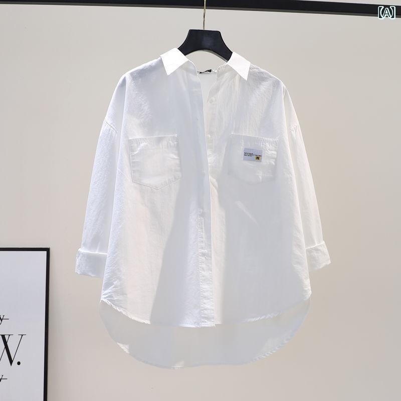 ・カテゴリ: シャツ・スタイル: 通勤、都市・主な素材: 綿100%・袖丈: 長袖・袖型: 標準・版型: ルーズフィット・ネックライン: ポロ・柄: 無地・カラー展開: ホワイト、オレンジ、ブルー、グリーン・サイズ展開: XS、S、M、L、XL、2XL、3XL