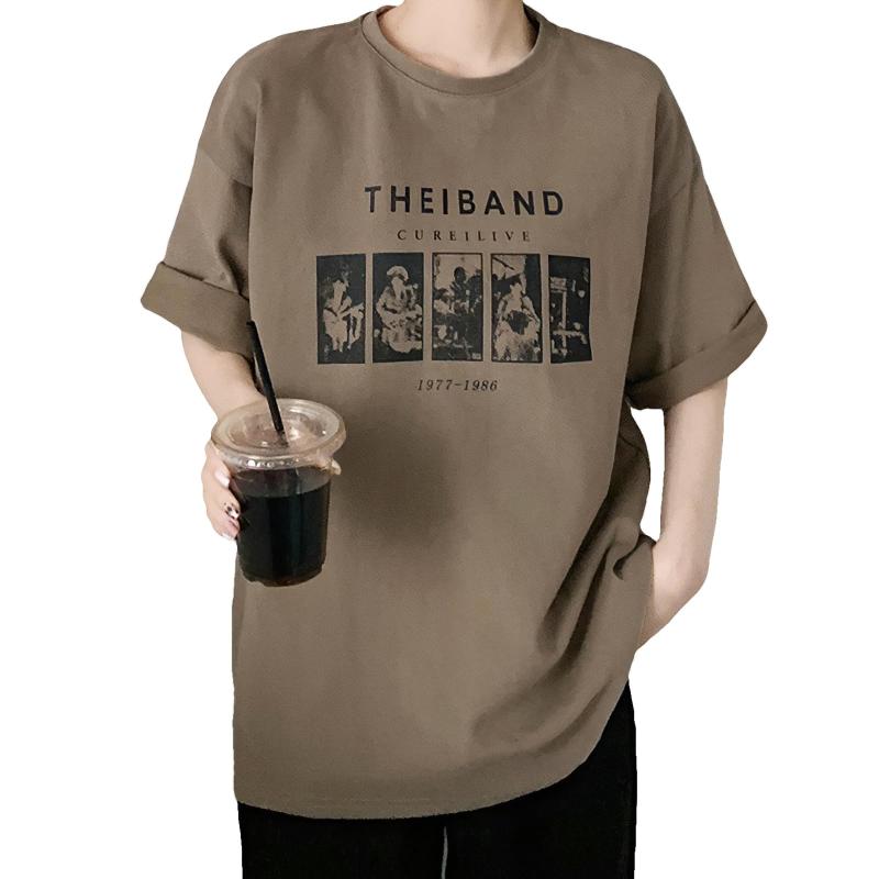 [AOY] tシャツ レディース 半袖 【大人ストリート×ヴィンテージ寄り・3色展開・4サイズ】 ティーシャツ レディース トップス ゆったり 体型カバー オーバーサイズ 丸首 クルーネック ヴィン astershop-10525918 アスターショップ パッケージ画像
