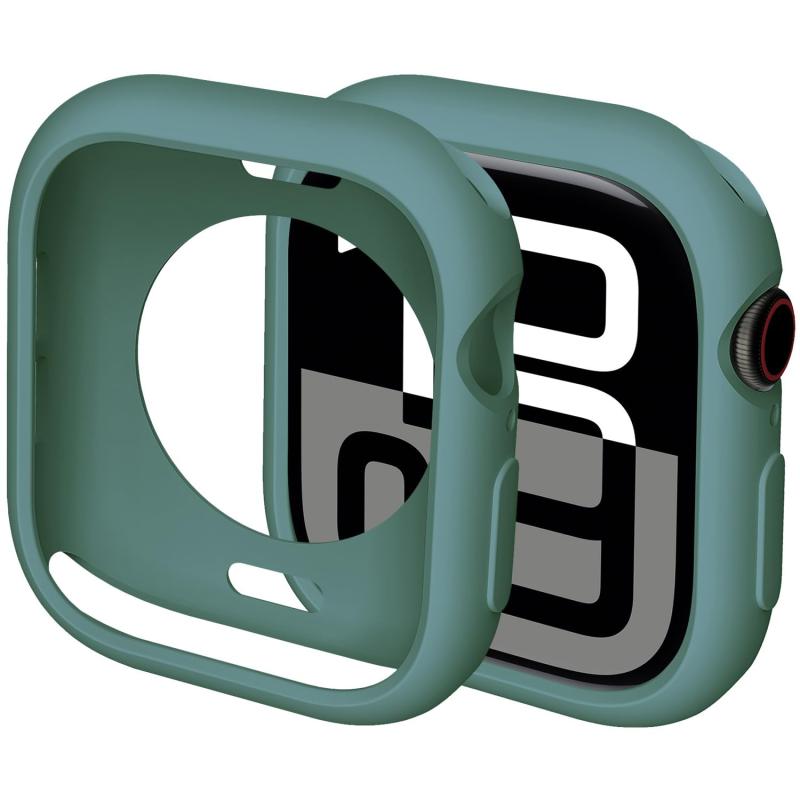 Miimall for Apple Watch 10 42mm 専用ケース TPU素材 耐衝撃 カバー 耐黄変 スクリーンなし 軽量 薄型 傷防止 全面保護 装着簡単 iWatch 10 42mm ケース アップルウォッチシリーズ10 42mm 対応 交