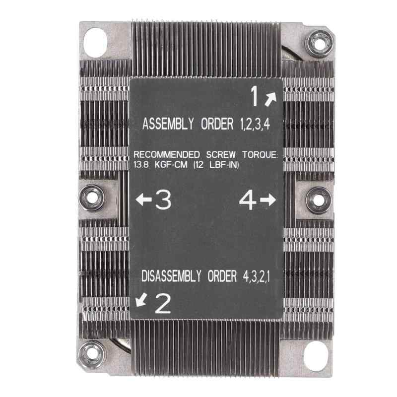 CPU Cooler, Heat Sink for LGA 3647 Socket 1U Server, Cooling Fan for Purley Platform Computer Accessory
