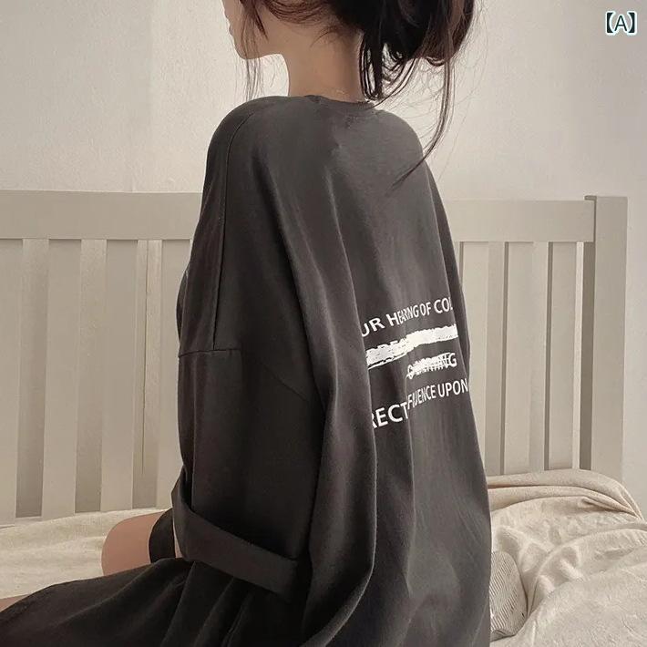 Tシャツ 春夏 綿 男性用 ゆったりシルエット Vネック 幾何柄 半袖 楽ちん 65文字