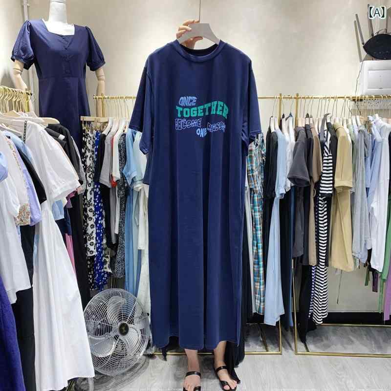 ワンピース マタニティ 授乳服 ロング丈 韓国風 授乳口付 半袖 産前産後 カジュア...