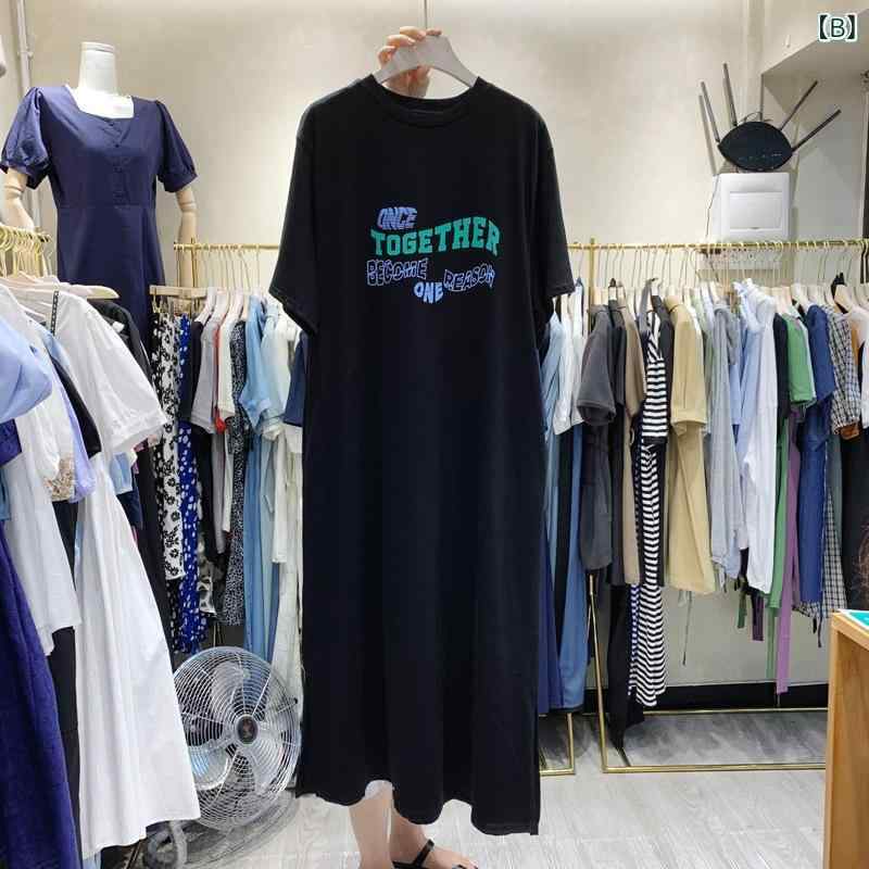 ワンピース マタニティ 授乳服 ロング丈 韓国風 授乳口付 半袖 産前産後 カジュア...