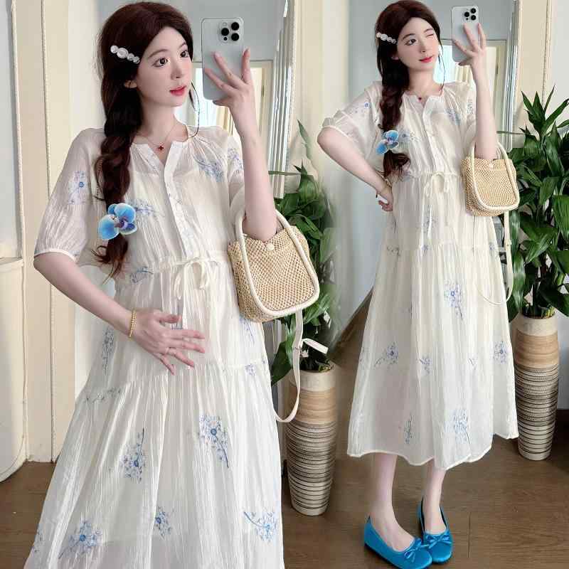 ワンピース 妊婦 レディース 夏服 半袖 ゆったり 大きいサイズ セットアップ