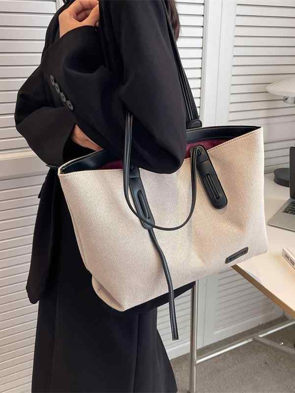 トートバッグ レディース 帆布 キャンバス 大容量 シンプル 軽量 マザーズバッグ ショルダーバッグ 通勤 通学 学生 鞄 カジュアル・カラー: ブラック、ブラウン・スタイル: 都市スタイル・素材: キャンバス・バッグのトレンドスタイル: トートバッグ・サイズ: 中・流行の要素: ステッチ・裏地の質感: ポリエステル・バッグの形状: ボックス型・開閉方式: ファスナー・バッグ内部の構造: ファスナー付き仕切りポケット・硬さ: 普通・外袋の種類: 内ポケット・仕切りの有無: あり・ショルダーストラップの数: 2本・用途: デイリー