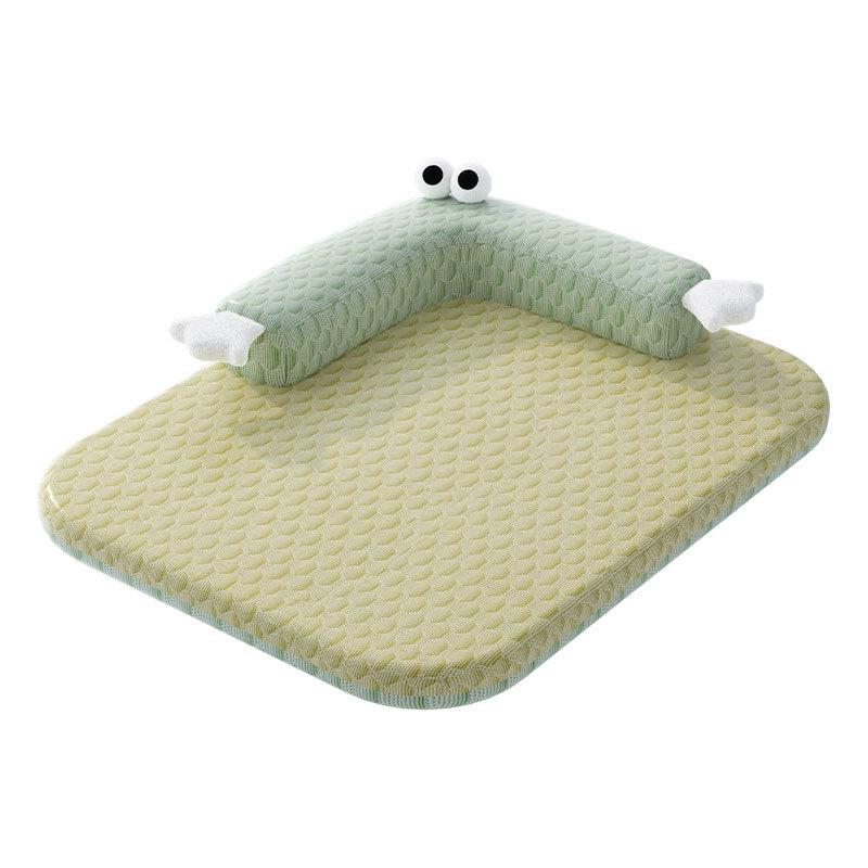 ペット マット 犬 猫 接触冷感 涼感 冷却 涼しい クッション ペット用寝具 寝具 ベッド ペット用品 オールシーズン・カテゴリ: 座垫・素材: 布類・カラー展開: 藍色, 绿色・サイズ展開: S(45cm*35cm), M(55cm*40cm), L(65cm*50cm), XL(80cm*60cm)・対象: 猫・機能: 通気性・使用シーン: 室内・適用品種: 折耳猫, 英短, 布偶猫, 伯曼猫・種別: ペット用ベッド、ケージ・推奨体型: 全サイズ