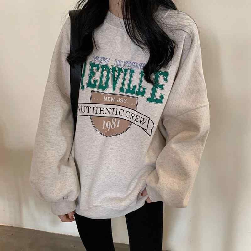 スウェット レディース クルーネック 長袖 トップス 薄手 プルオーバー 韓国風 学生 カジュアル シンプル 秋服
