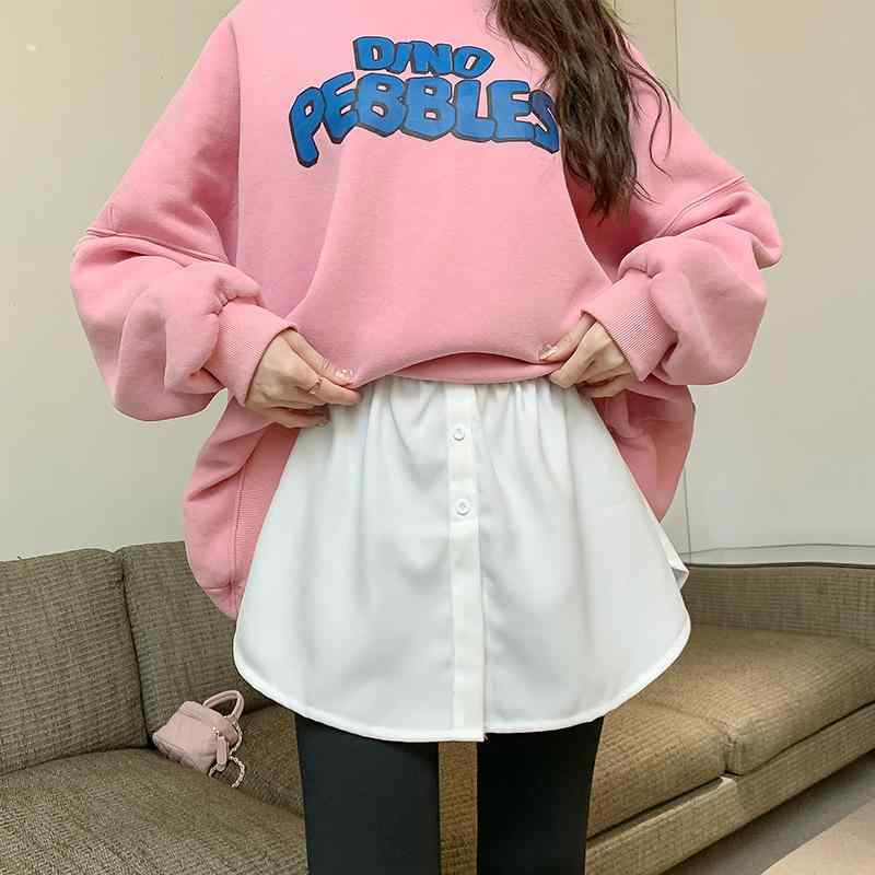 小柄 白 チャイナドレス 裾フリンジ ドレープ ストレート 床丈 冬季 インナー重ね着 衛衣 打底 半身裙