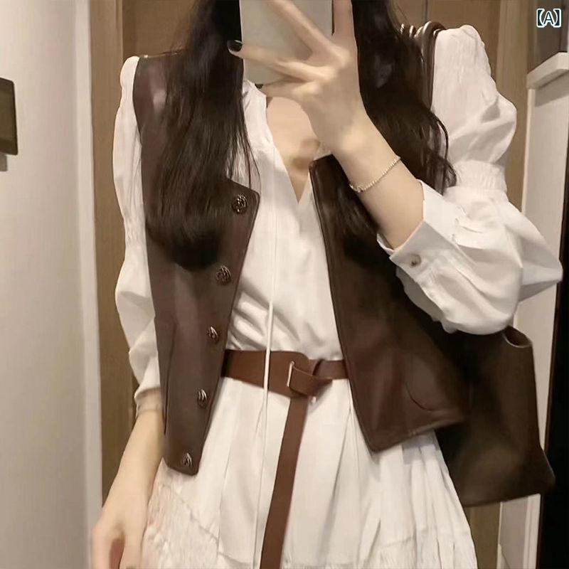 ワンピース レディース 長袖 ロング マキシ丈 秋 冬 秋冬 韓国風 きれいめ 上品 清楚 大人 カジュアル フェミニン デート 通学 旅行 お出かけ 白 ホワイト 無地 astershop-10655881 アスターショップ サンプル画像2