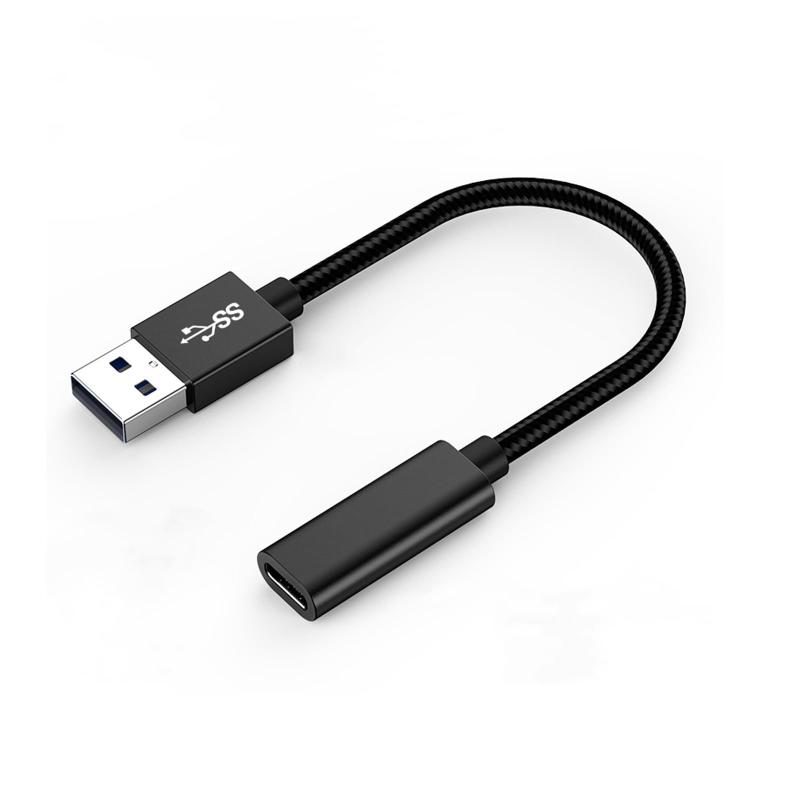 ALLVD USB 3.2 オス Type C メス 変換ケーブル USB タイプC 変換アダプタ （オス-メス） USB Type C変換接続線 10Gbps 高速データ転送 小型 軽量 ナイロン編み 高耐久 3A急速充電 usb type c 変換アダプタ タ【対応】 USB C(メス)からUSB A(オス)の変換アダプターです。USB Aポートと接続して、Type Cインターフェースを備えたスマホ、タブレット、HDD、USBメモリ、イヤホン等その他の設備をPCやチャージャーに簡単に接続できます。安全かつ急速な充電とデータ転送がされます。【高速データ転送】最新のUSB3.2Gen2テクノロジーを使用すると、理論上の最大データ転送速度は10Gbpsに達し、ファイル、ドキュメント、オーディオ、ビデオを数秒で高速転送できます。【互換性】このUSB変換アダプターは、ほとんどのType-Cデバイスと互換性があります。例えばUSB-Cフラッシュドライブ、タブレット、USBCヘッドフォン、Galaxy S8 S8 +、Pixel、G5 G6、V20、Nexus 6P、Nexus 5X、Axon 7、Lumia 950、Lumia 950XL、P9 P9 + Mate9、Motozなどと互換性あります。（注：PadPro 2018は充電のみ対応）【高速充電·安全】USB C(メス)からUSB A(オス)の変換アダプターは最大5V/3Aの電流を供給し、デバイスを短絡、過充電、過熱などから安全保護します。【便利】 体積が小さいので持ち運ぶにはとても便利、耐熱性が優れる素材採用、給電しながら長時間使用することが出来ます。