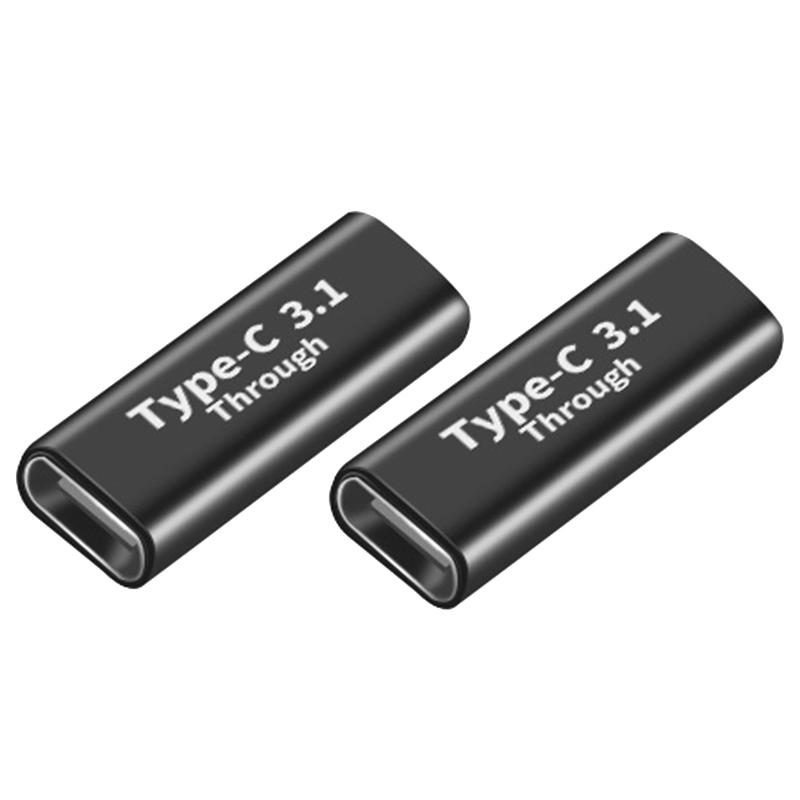 USB C 中継アダプタType C 変換 メス to メス USB3.1 10Gbps 30V/5A 高速データ転送 急速充電に対応しています Mac Book Pro、I-ntendo S-witch、G-alaxy S8などのType-Cデバイスと