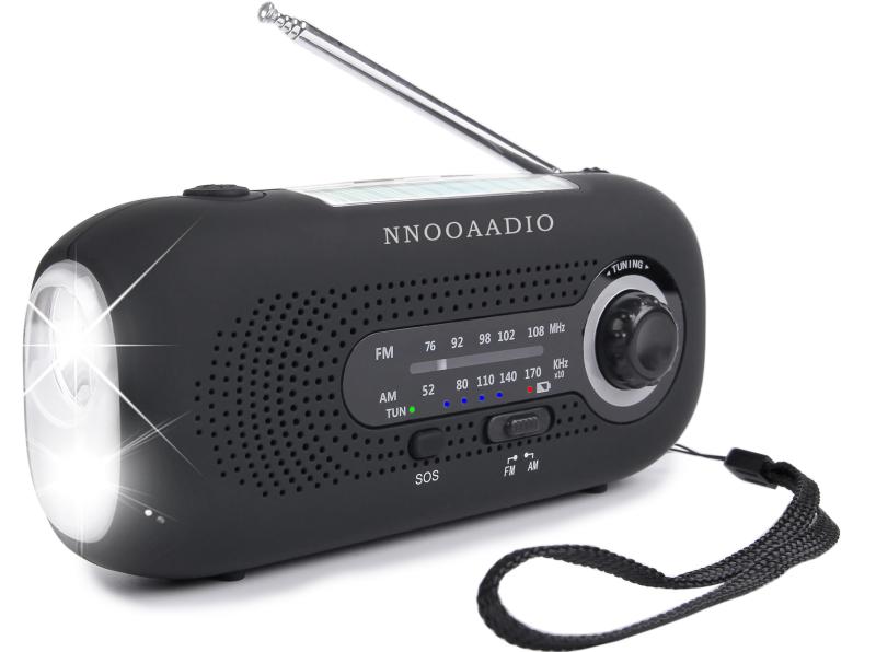 防災ラジオ ラジオライト防災グッズ ポータブルAM FM 天気ラジオ…