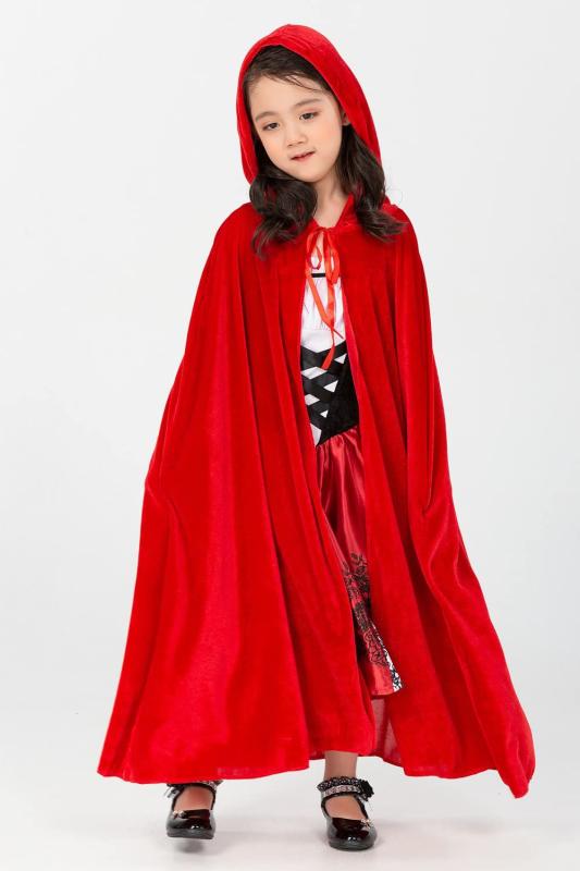[FakeFace] コスプレマント フード付き マント 死神 赤ずきん 魔女 王子様 コスプ...