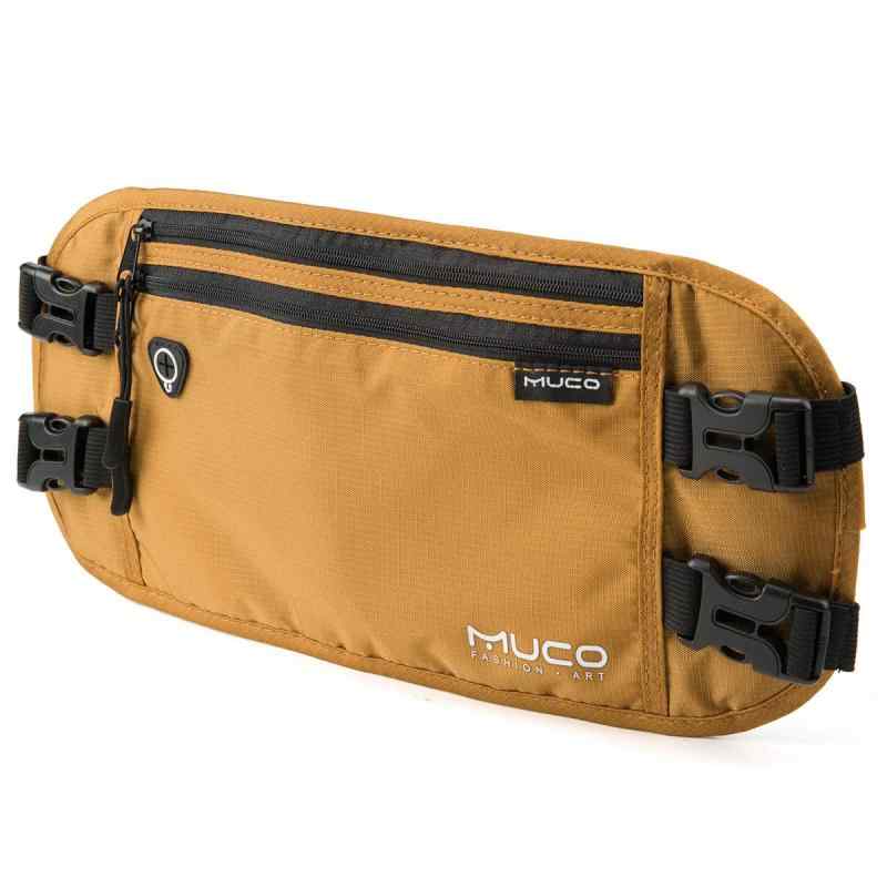MUCO セキュリティポーチ ウエストポーチ RFID スキミング防止 貴重品 旅行便利グッズ 防水 盗難対策 薄型 astershop-10686450 アスターショップ サンプル画像2