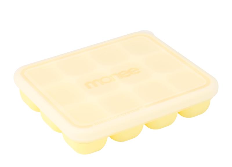 monee シリコン フリージング 15ml x 12キューブ ブロックトレー 離乳食ストック 小分け 作り置き 保存容器 BPA フリー 食洗器 対応 ベビー食器 baby Food Storage Cube Tray 15ml