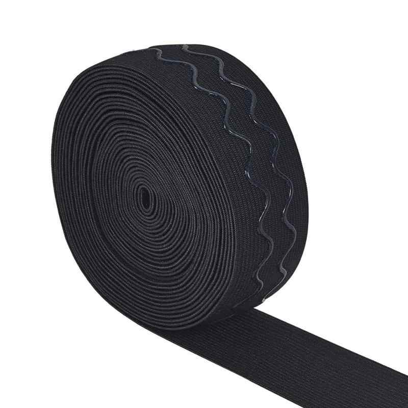 BENECREAT 全長5.4m幅36mm 織ゴム 滑り止め 平ゴム 黒色 強い弾力 服 ベルト交換 裁縫用 手芸 手作り素材量：滑り止め織ゴム1ロール；幅36mm、全長は5.4m；色：黒色滑り止め織ゴム：織ゴムの表面にはガムテープが付き、有効的に滑りを止めます。高品質：優れたポリエステルとゴムから作ら、より厚くて質感がよいです。老化や断裂しにくくて耐用です。強い弾力：伸縮性がよいです。弾力が強いし、引っ張っても復元しやすいです。広い用途：袖口、ウエストバンド、ズボン、スポーツウェア、ドレス、スカートにはいい選択です。その他、子供服作り、洋服のサイズ変更にも使用できます。裁縫・手芸・ハンドメイドにお勧めです。