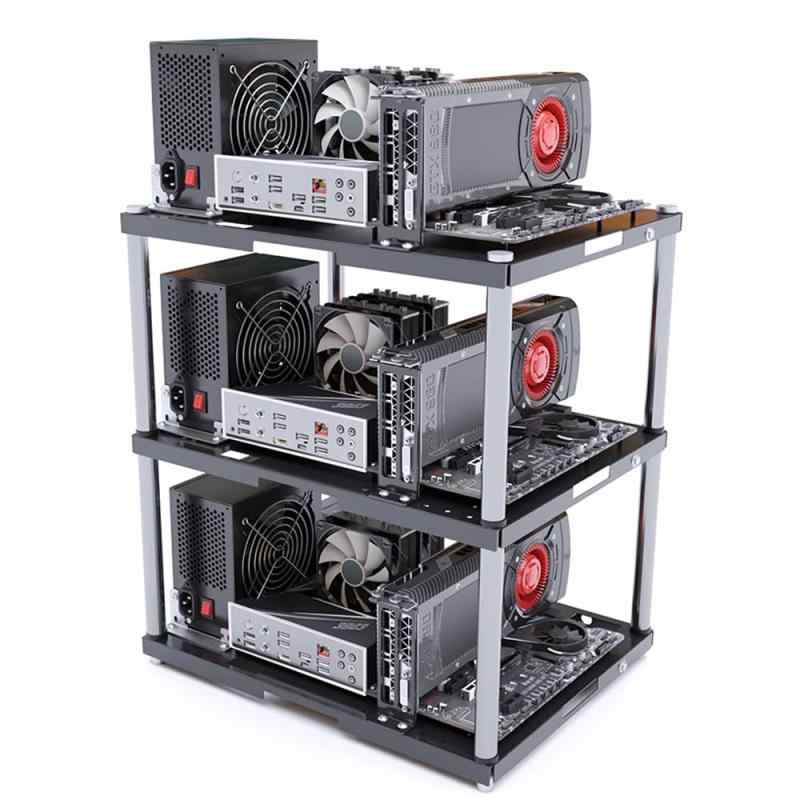 新品 8GPU用マイニングリグ 両面12cmファン8点 速度調節できる 楽天市場】マイニングリグ（パソコン・周辺機器）の通販