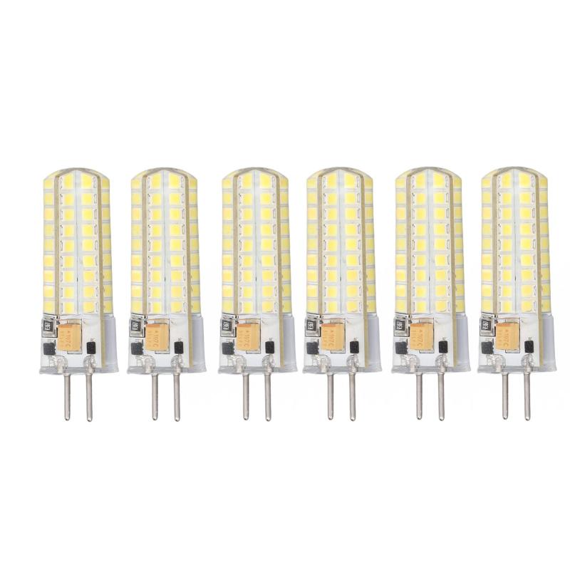 6個 GY6.35 LED電球、7W AC DC12V、700lm、360度LEDコーン電球、ペンダントランプ、シーリングランプ用